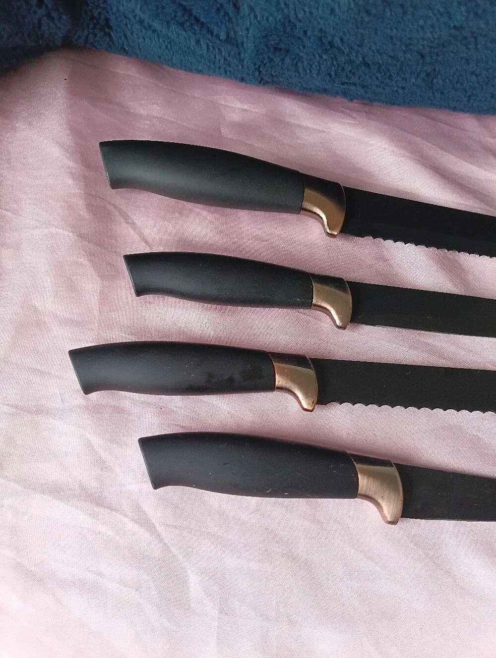 Farberware Black Kitchen Knife Set